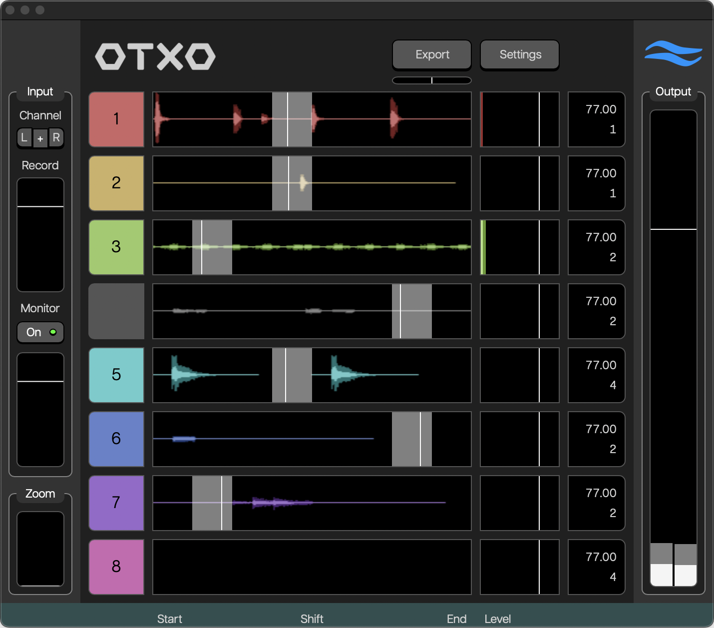 OTXO screenshot
